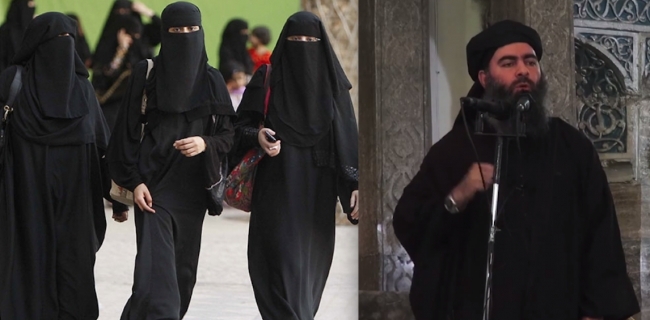  ئەبوبەکر بەغدادی ژنی سەرکردەکانی داعش دەگوازێتەوە 